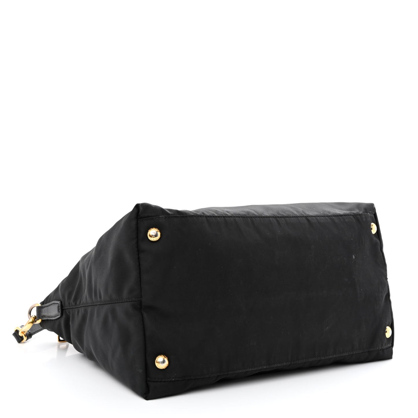 Tessuto Nylon Saffiano Tote Black