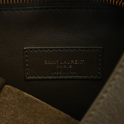 Saint Laurent Smooth Calfskin Small Le 5 A 7 Soft Hobo Light Musk 5 of 7