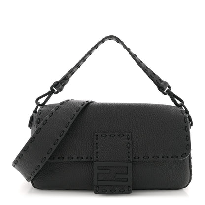 Fendi Cuoio Romano Selleria Baguette Black Black 1 of 12