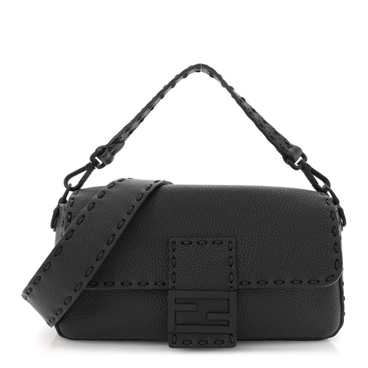 Cuoio Romano Selleria Baguette Black Black