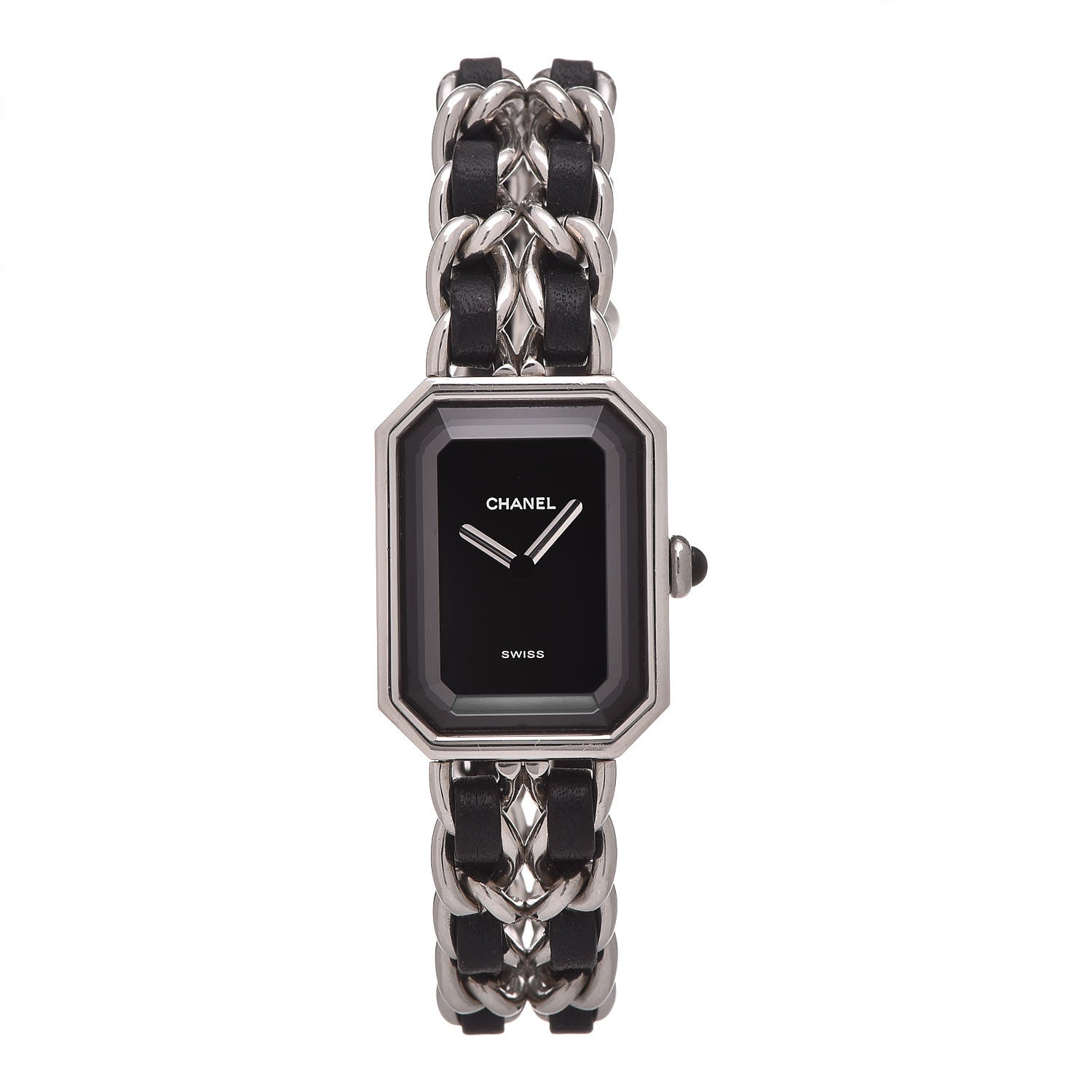 Chanel Stainless Steel Lambskin 20mm Chain Premiere Quartz Watch M 1 of 6