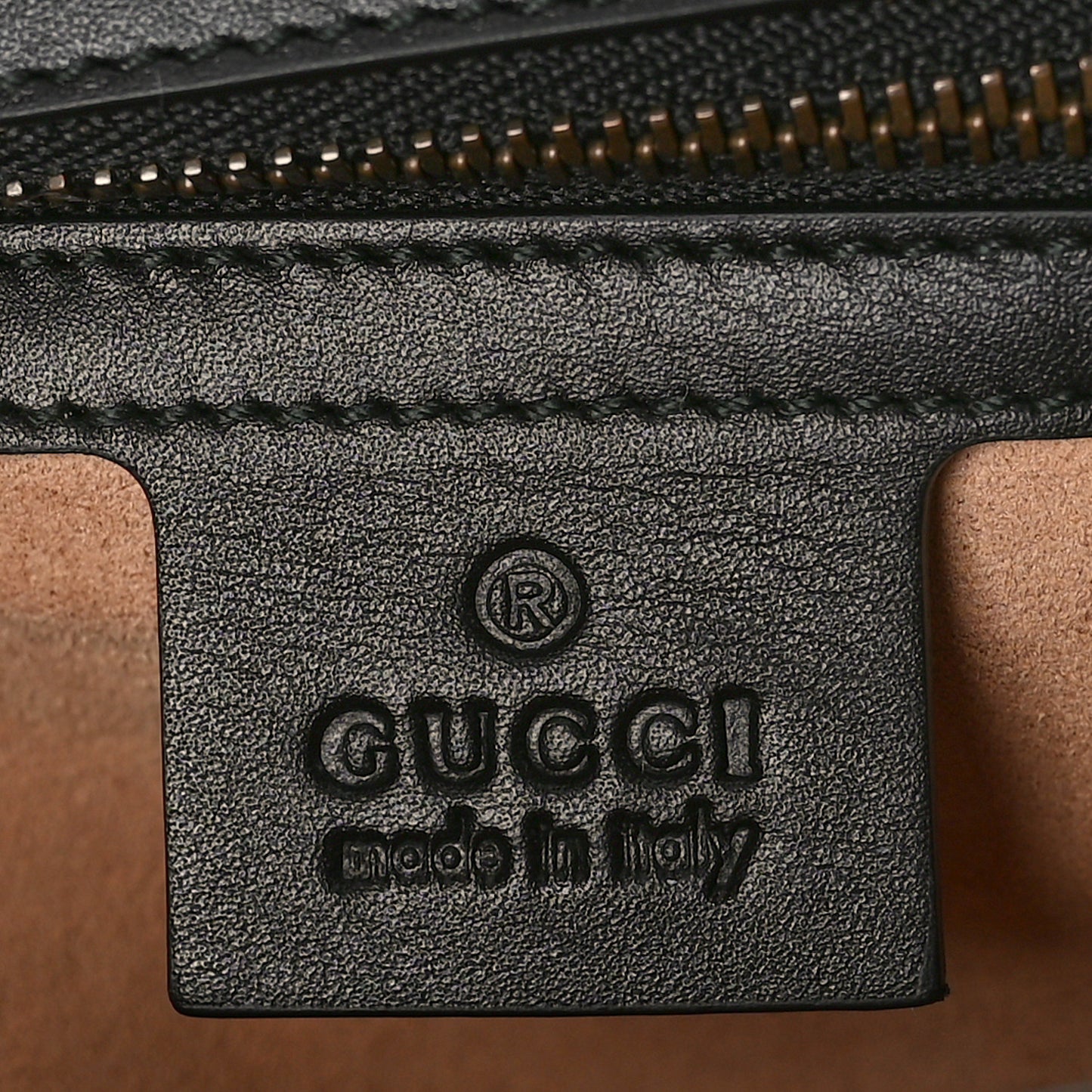 GG Supreme Monogram Small Osiride Top Handle Bag Black Gold