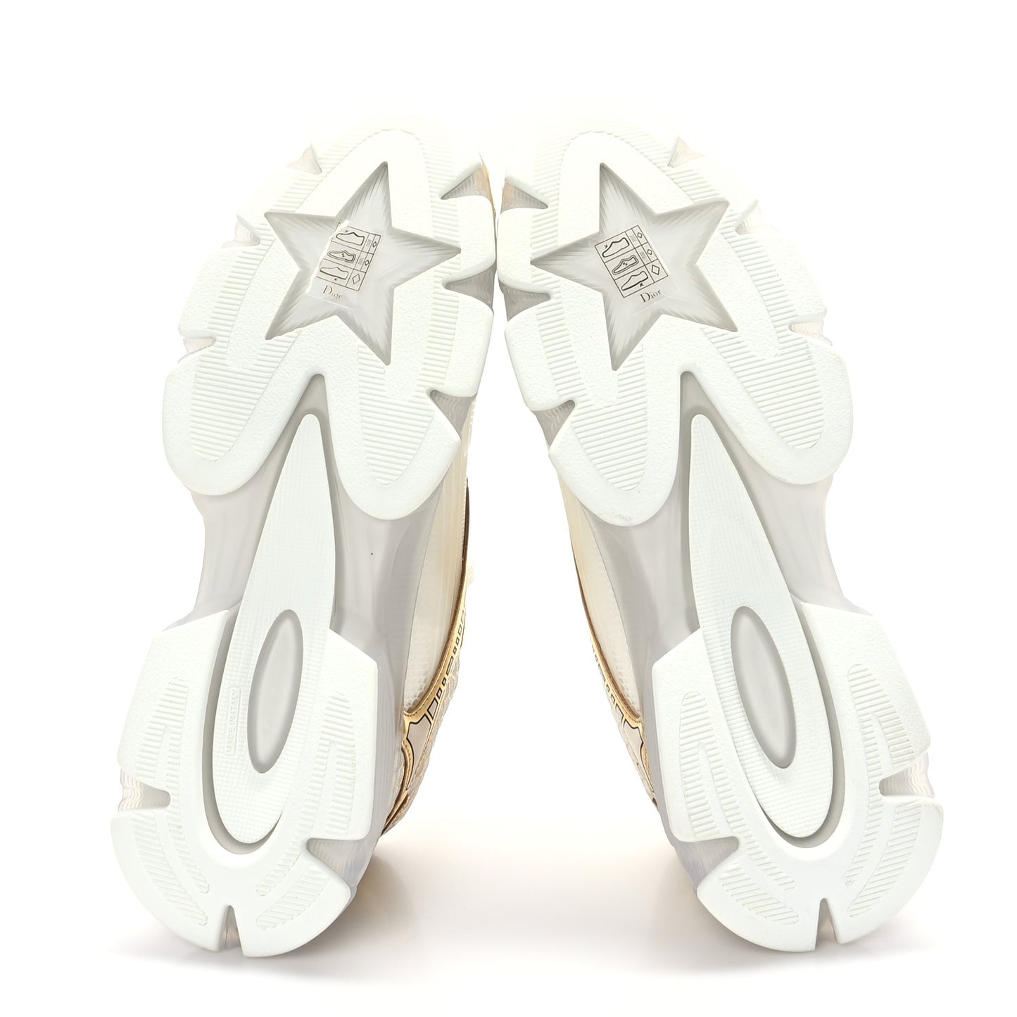 Matte Technical Fabric Mesh Dior Vibe Sneakers 40 White Gold