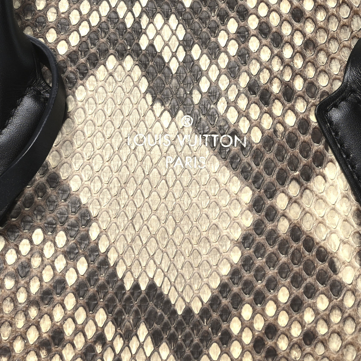 Louis Vuitton Snakeskin Soft Lockit PM Black 8 of 10