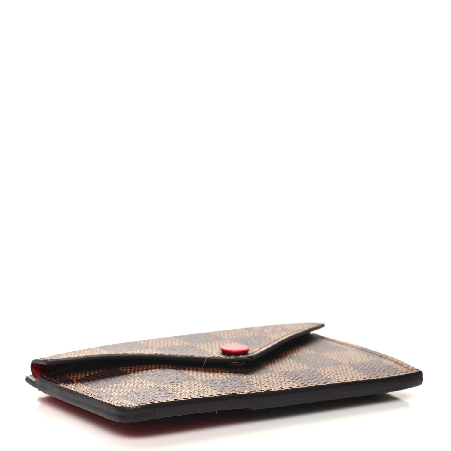 Louis Vuitton Damier Ebene Recto Verso Card Holder Red 4 of 8