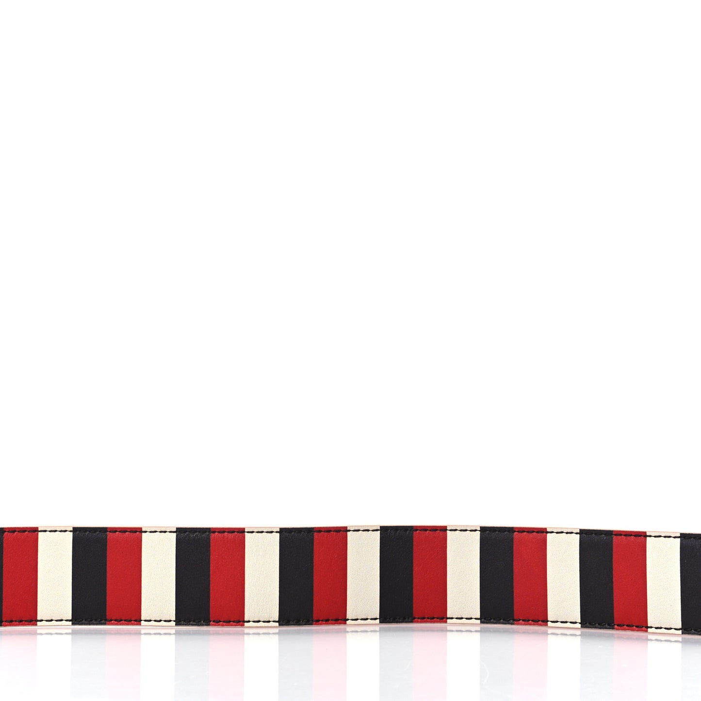 Calfskin Mink Fur Striped Hypnoteyes Strap You White Bloody Mary Multicolor