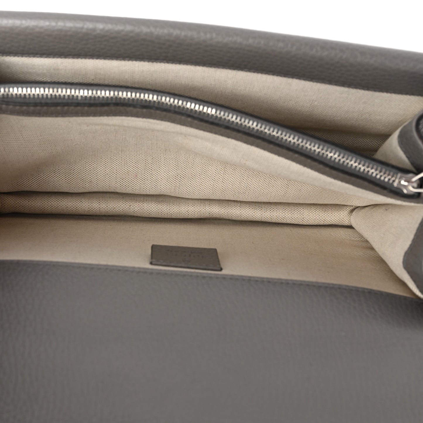 Pebbled Calfskin Small Dionysus Shoulder Bag Dusty Grey