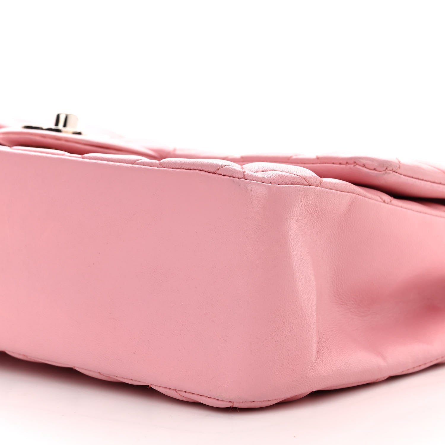 Chanel Lambskin Medium Heart Valentine Flap Pink 10 of 16