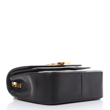 Saint Laurent Lambskin Matelasse Chevron Monogram Small Sulpice Bag Black 4 of 13