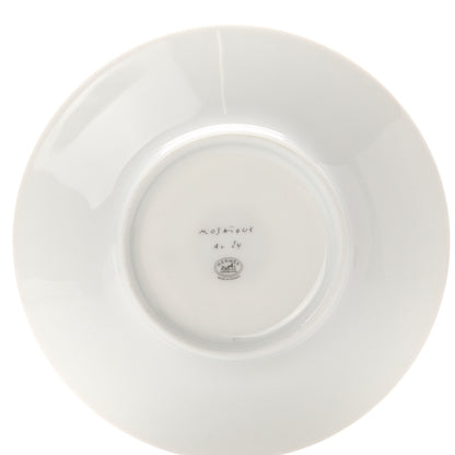 Hermes Porcelain Mosaique Au 24 Platine Tea Cup And Saucer Gold 9 of 9