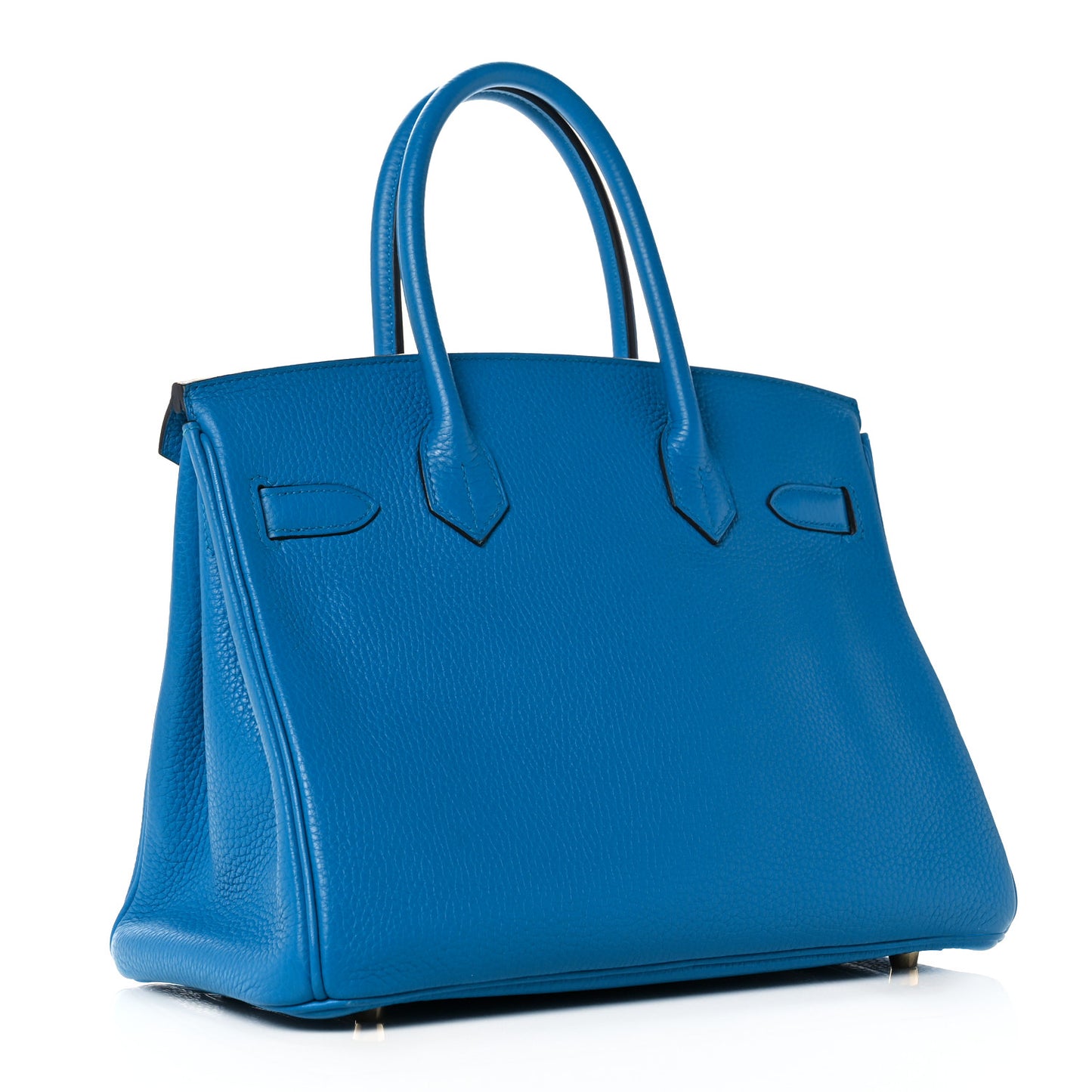 Taurillon Clemence Birkin 30 Bleu Zanzibar