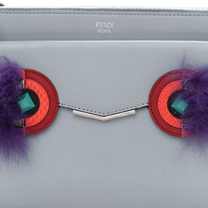 Fendi Vitello Dolce Fox Elaphe Ayers Hypnoteyes Min 2Jours Pouch Polvere Viola Multicolor 8 of 15