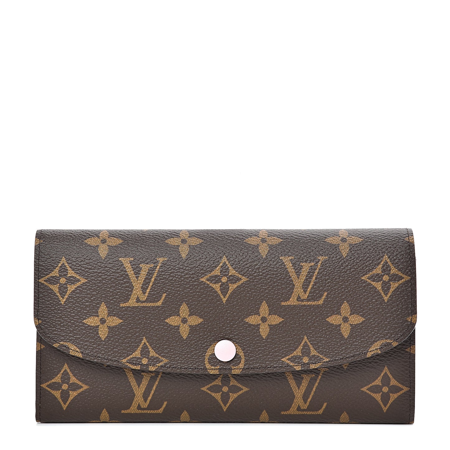 Monogram Emilie Wallet Rose Ballerine