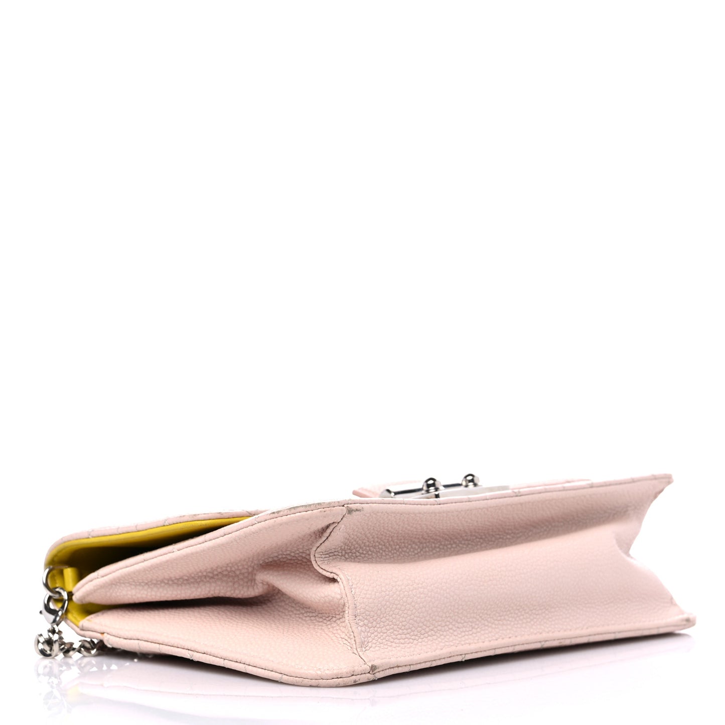 Grained Calfskin Cannage Miss Dior Promenade Pink Yellow