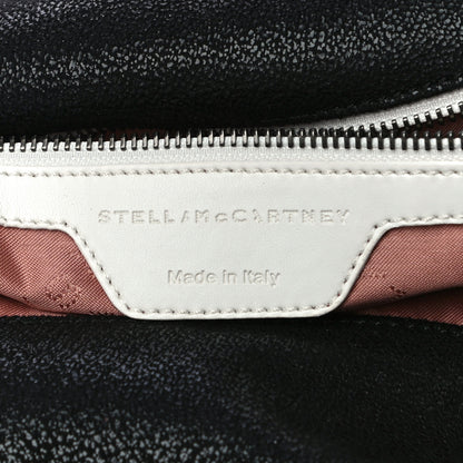 Stella McCartney X ED CURTIS Shaggy Deer Logo Embroidered Large Falabella Black 6 of 10