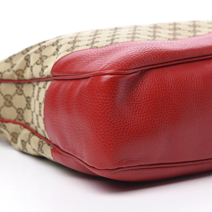 Gucci Monogram Medium Diana Bamboo Shoulder Bag Red 10 of 12