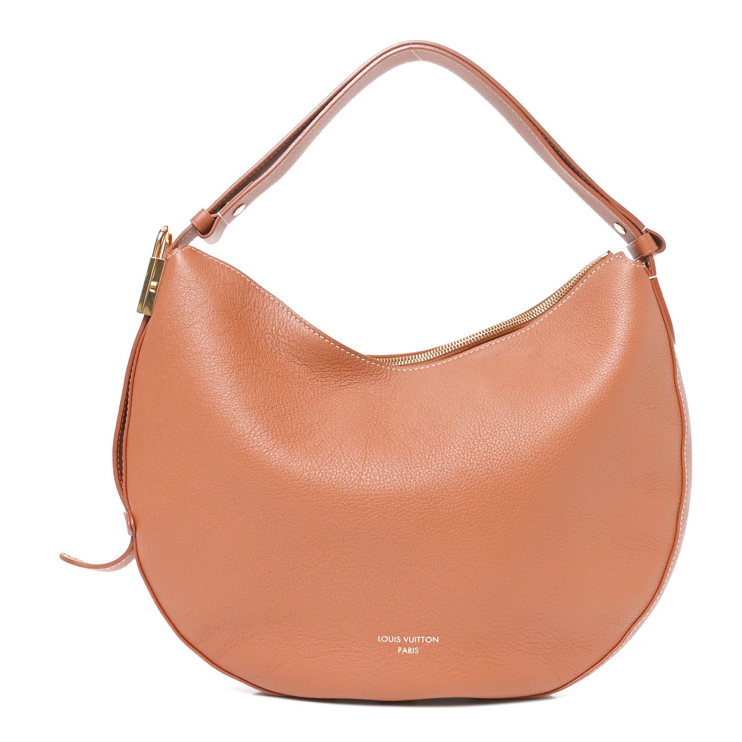 Calfskin Low Key Cookie MM Cognac