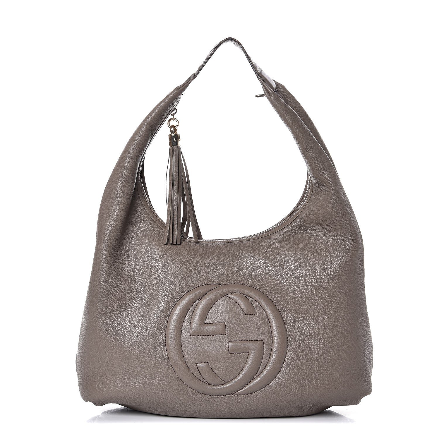 Gucci Pebbled Calfskin Large Soho Hobo New Fango 1 of 19