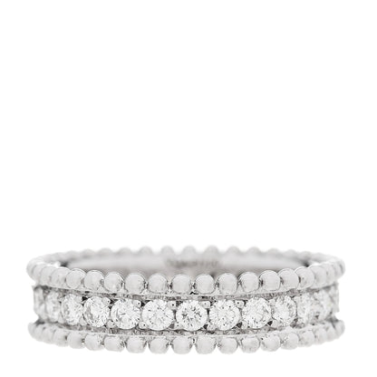 Van Cleef & Arpels Platinum Diamond Estelle Wedding Band 50 5.5 1 of 4