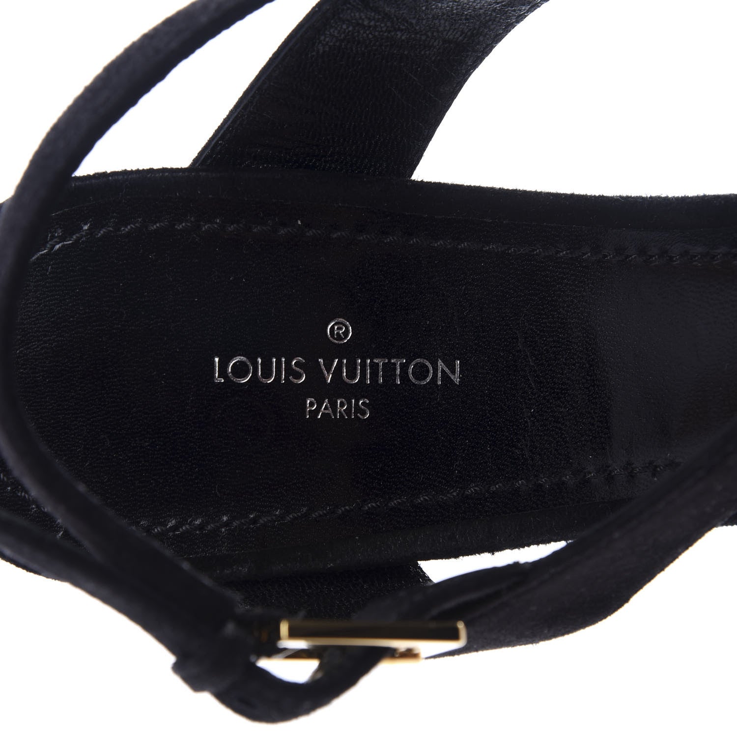 Louis Vuitton Suede Bahiana Sandals 39 Black 8 of 10