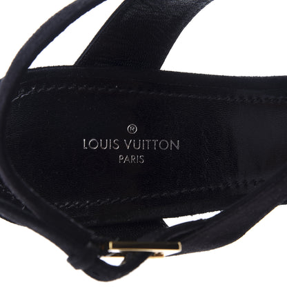 Louis Vuitton Suede Bahiana Sandals 39 Black 8 of 10