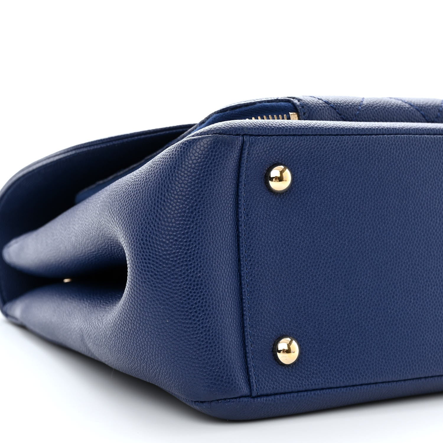 Chanel Caviar Quilted Large Business Affinity Flap Blue 10 of 11