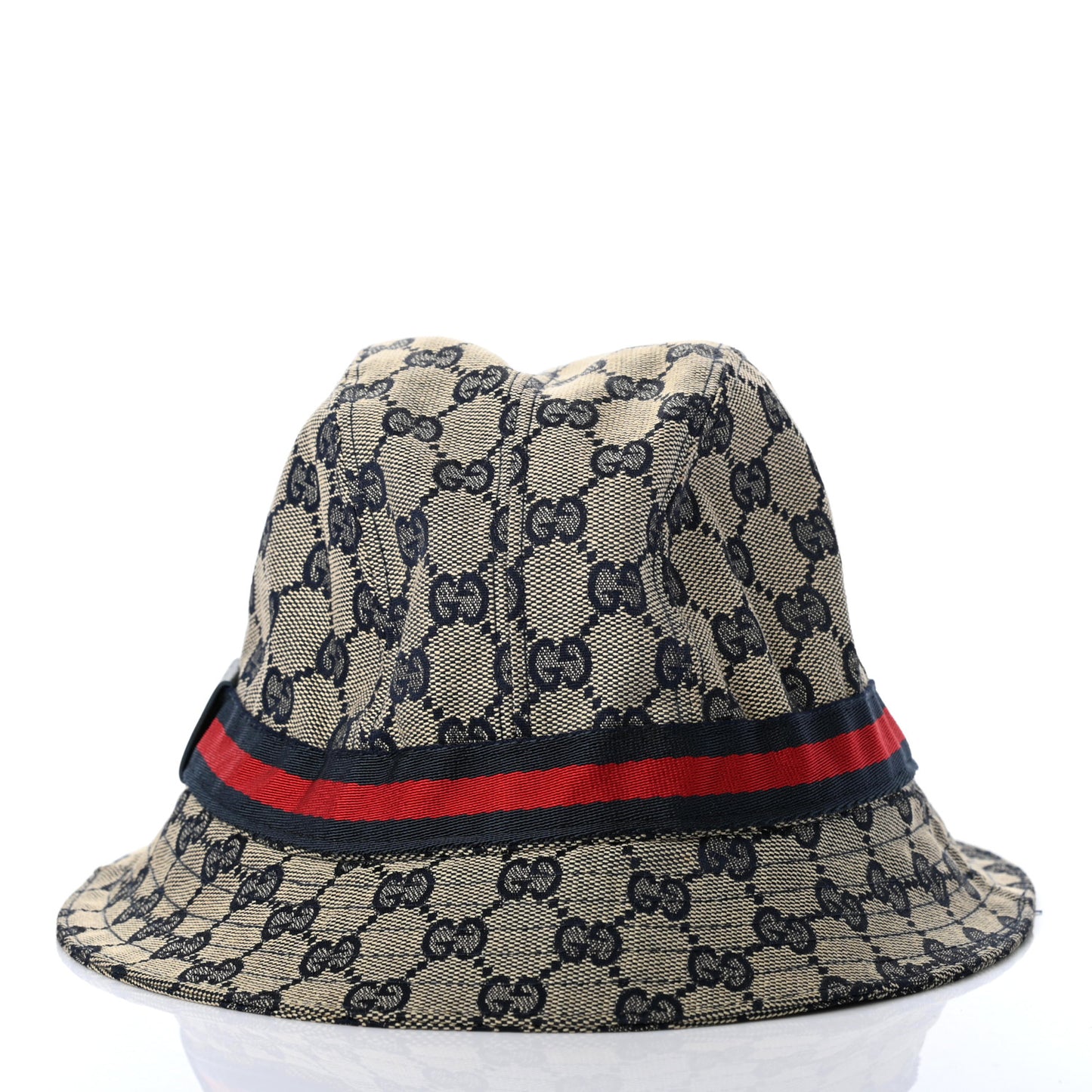 Monogram Web Bucket Hat M Blue