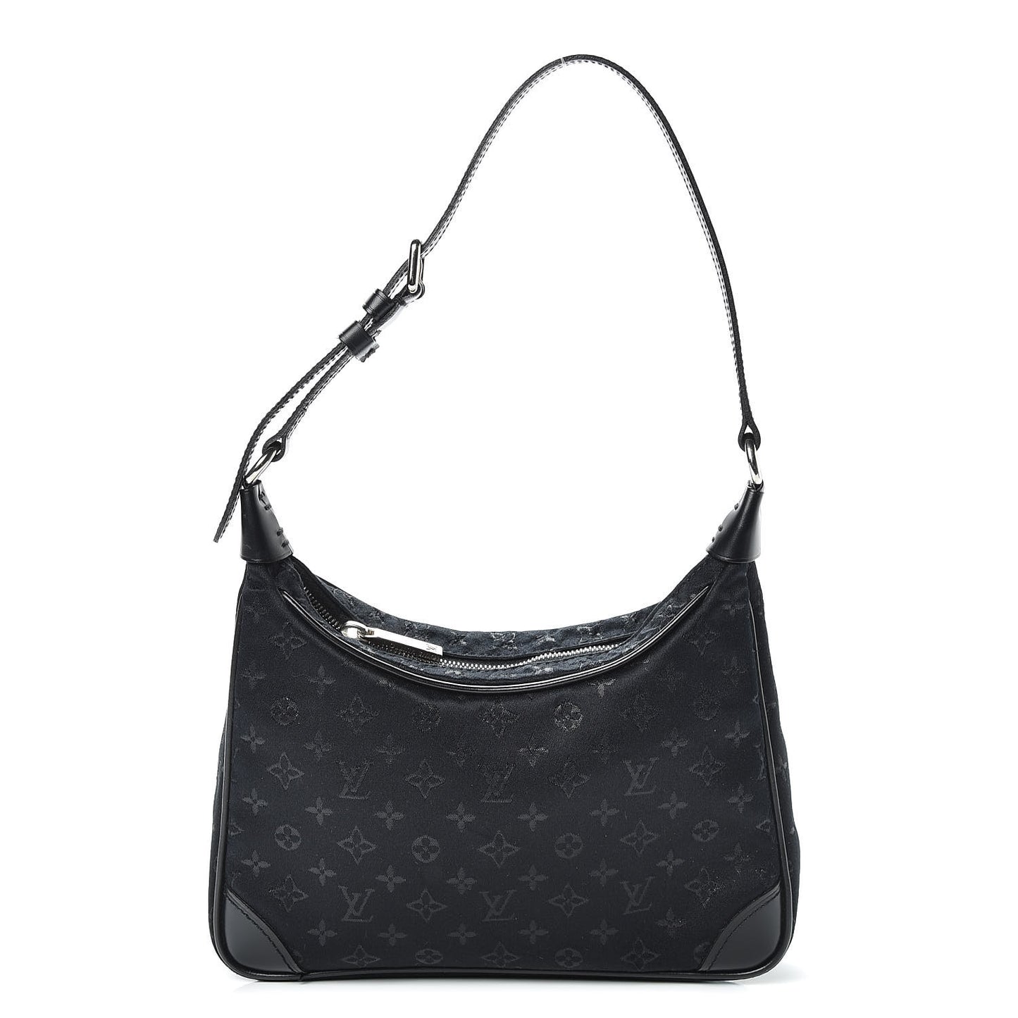Satin Monogram Little Boulogne Black