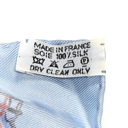 Hermes Silk Paddock Scarf Pocket Square 3 of 5