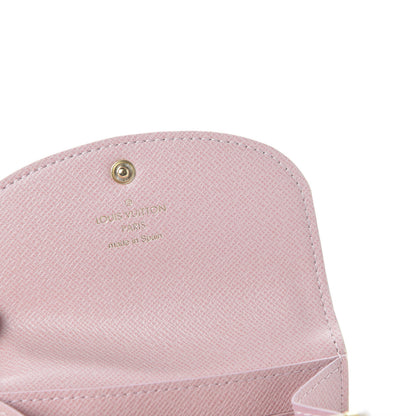 Louis Vuitton Damier Azur Rosalie Coin Purse Rose Ballerine 8 of 9