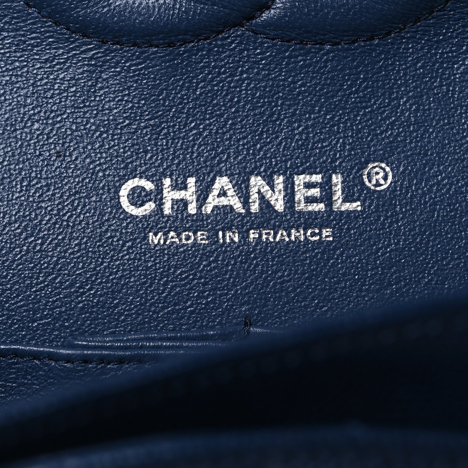 Chanel Caviar Quilted Medium Double Flap Navy 5 of 11