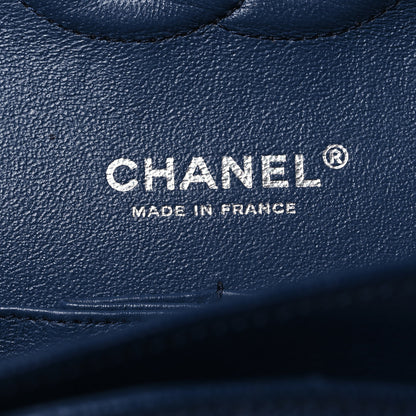 Chanel Caviar Quilted Medium Double Flap Navy 5 of 11