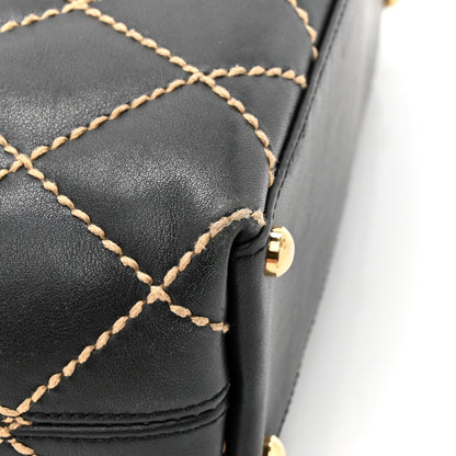 Chanel Calfskin Wild Stitch Tote Black 11 of 14