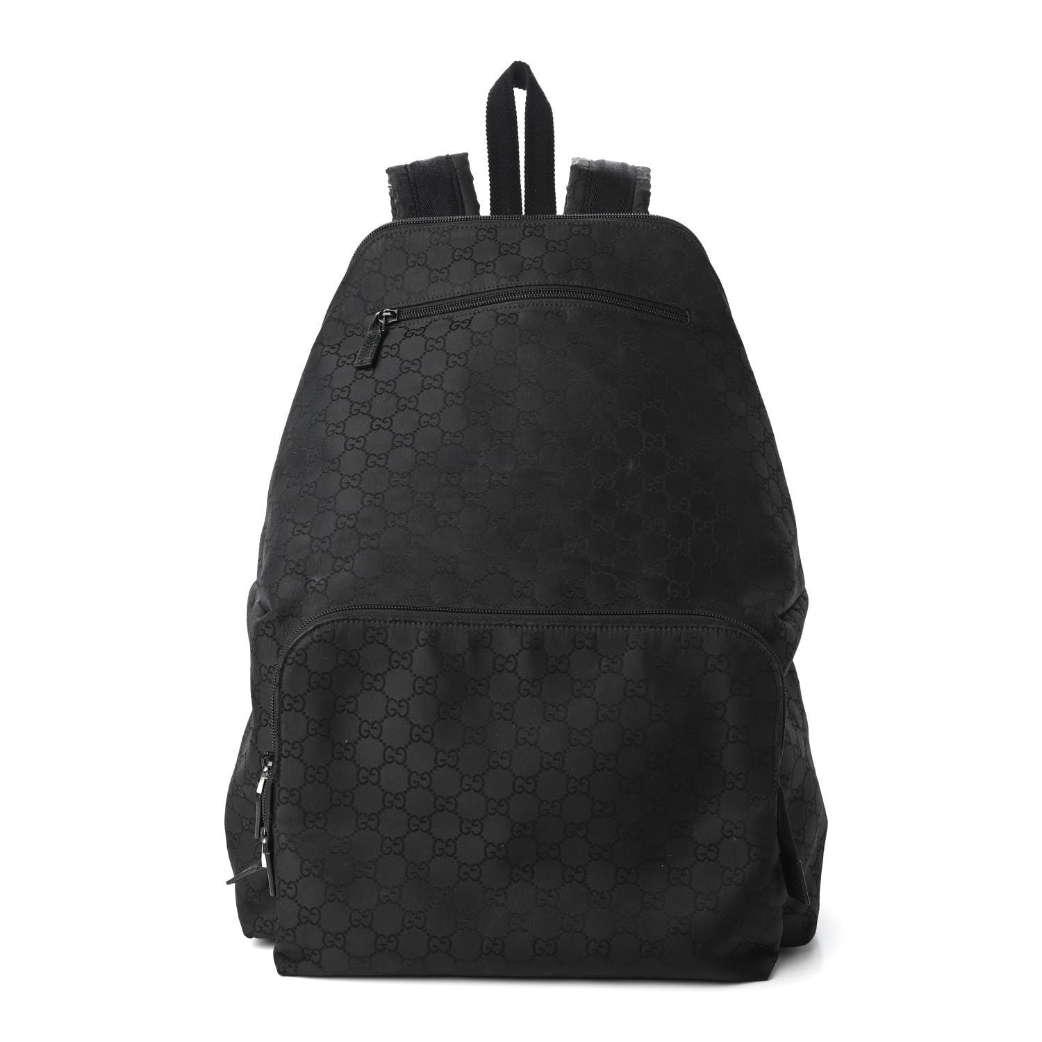 Gucci Nylon Monogram Medium Backpack Black 1 of 10