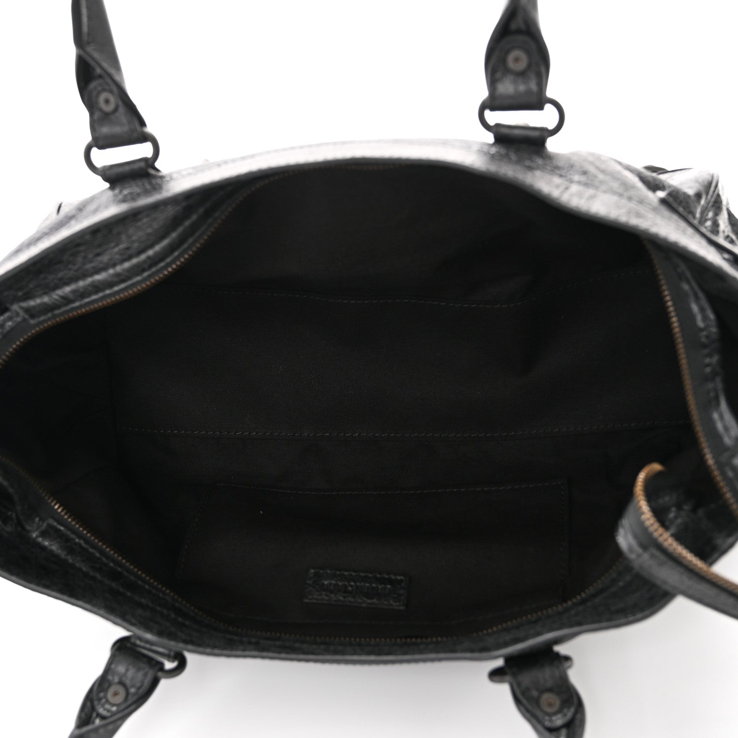 Balenciaga Agneau Arena Classic Hardware East West Le City Black 5 of 10