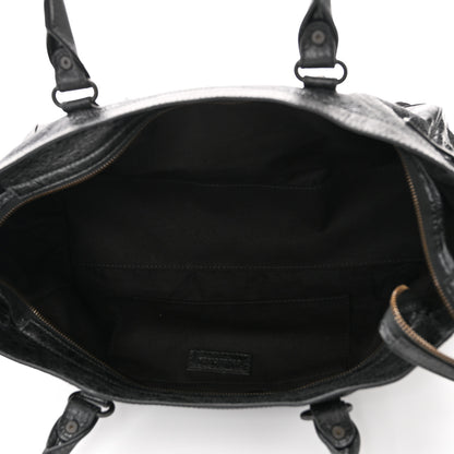 Balenciaga Agneau Arena Classic Hardware East West Le City Black 5 of 10