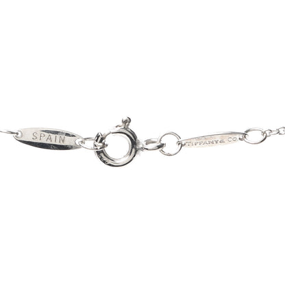 Tiffany Sterling Silver Elsa Peretti Letter A Pendant Necklace 4 of 6