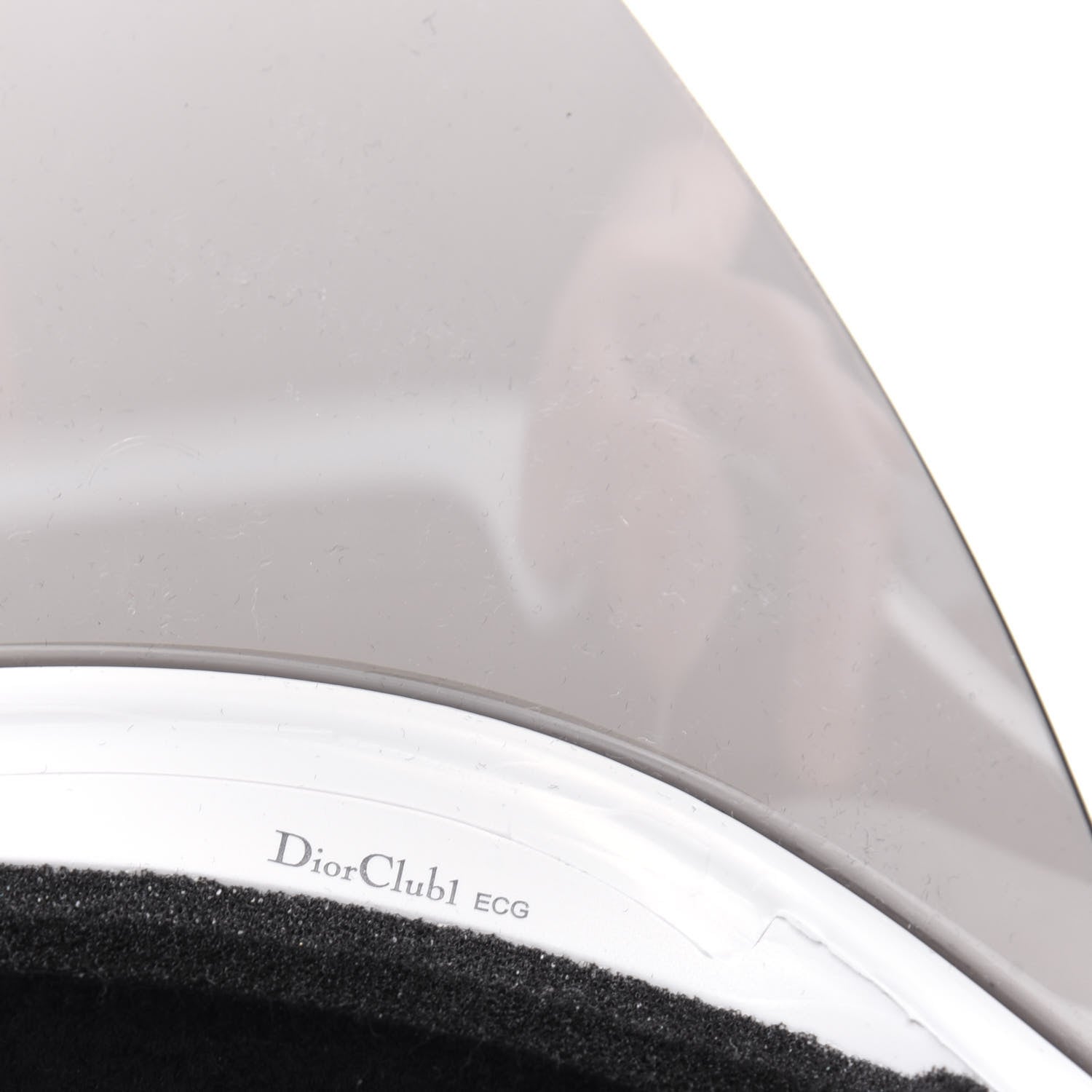 Christian Dior Mirrored DiorClub1 Sun Visor Black 8 of 9
