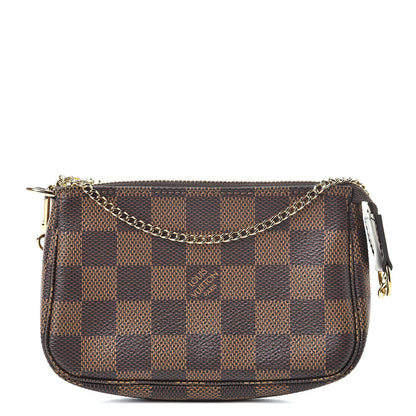 Louis Vuitton Damier Ebene Mini Pochette Accessories 1 of 8