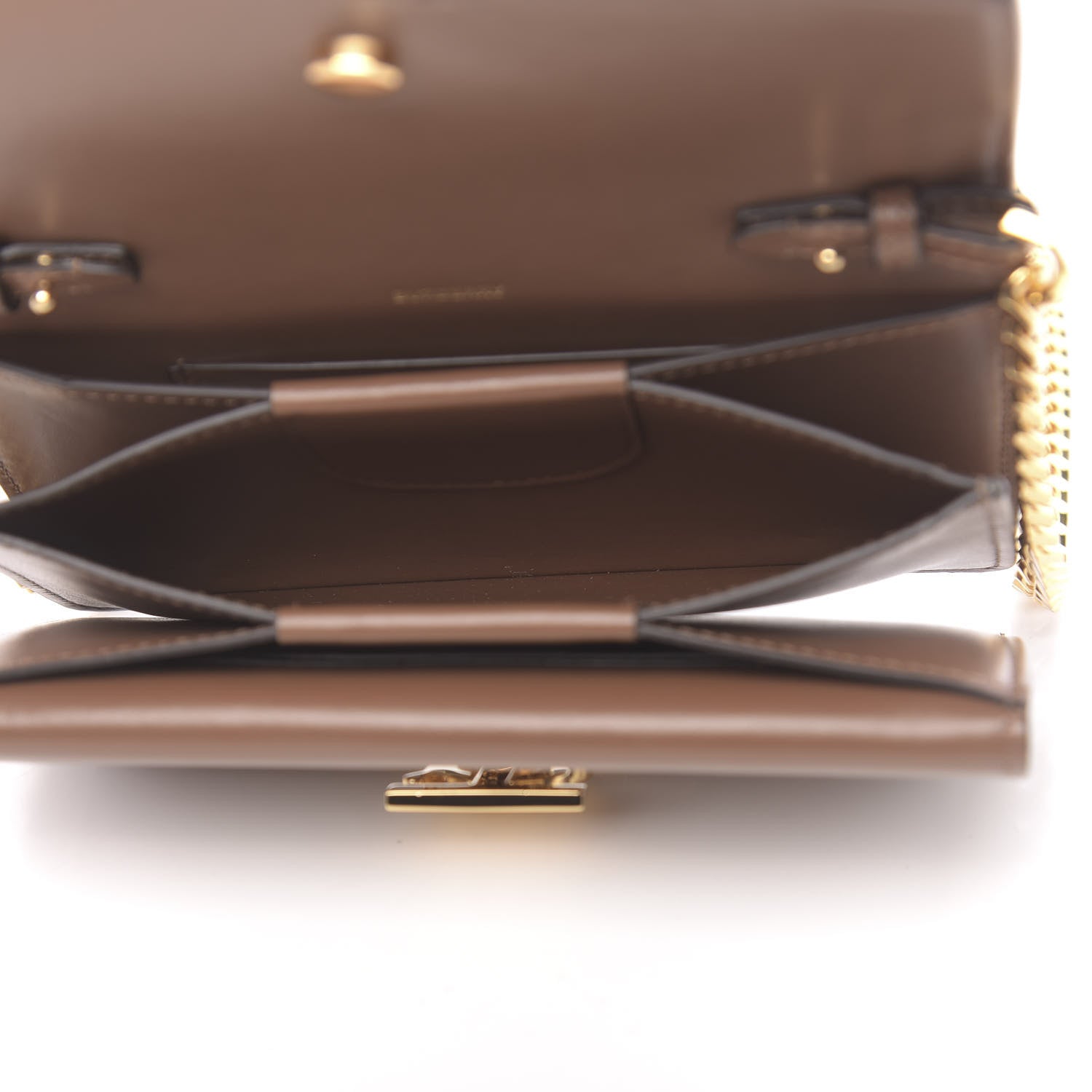 Burberry Suede Calfskin Large Jessie Chain TB Bag Biscuit 5 of 9