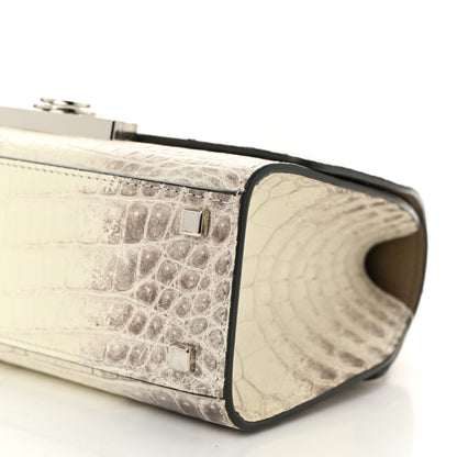 Moynat Niloticus Crocodile Himalaya Rejane BB White 9 of 10