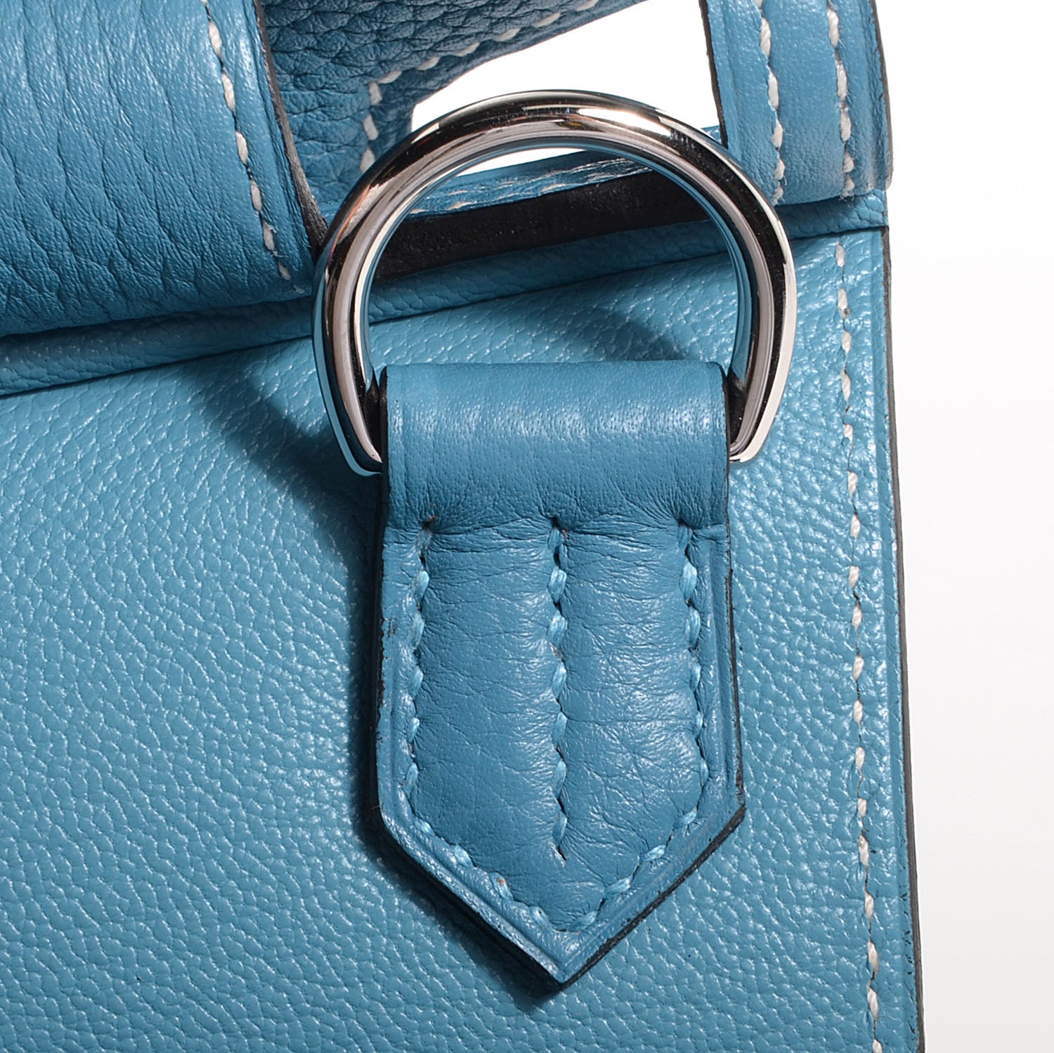 Hermes Taurillon Clemence Jypsiere 28 Blue Jean 18 of 20