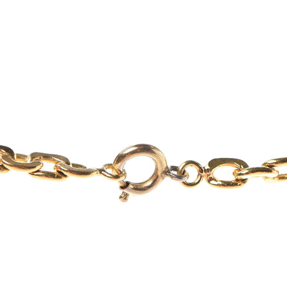 Chanel Crystal CC Necklace Gold 5 of 5