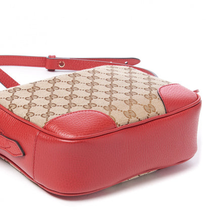 Gucci Monogram Mini Bree Messenger Bag Red 6 of 8
