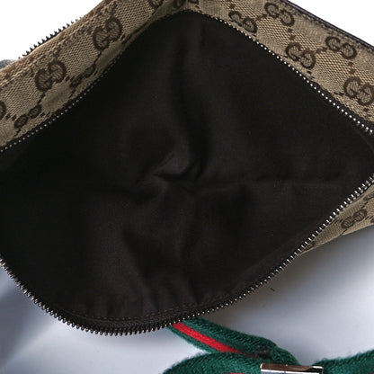 Gucci GG Monogram Double Pocket Belt Bag Dark Brown 8 of 39