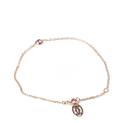 Cartier 18K Pink Gold Pink Sapphire D'Amour Bracelet 3 of 5