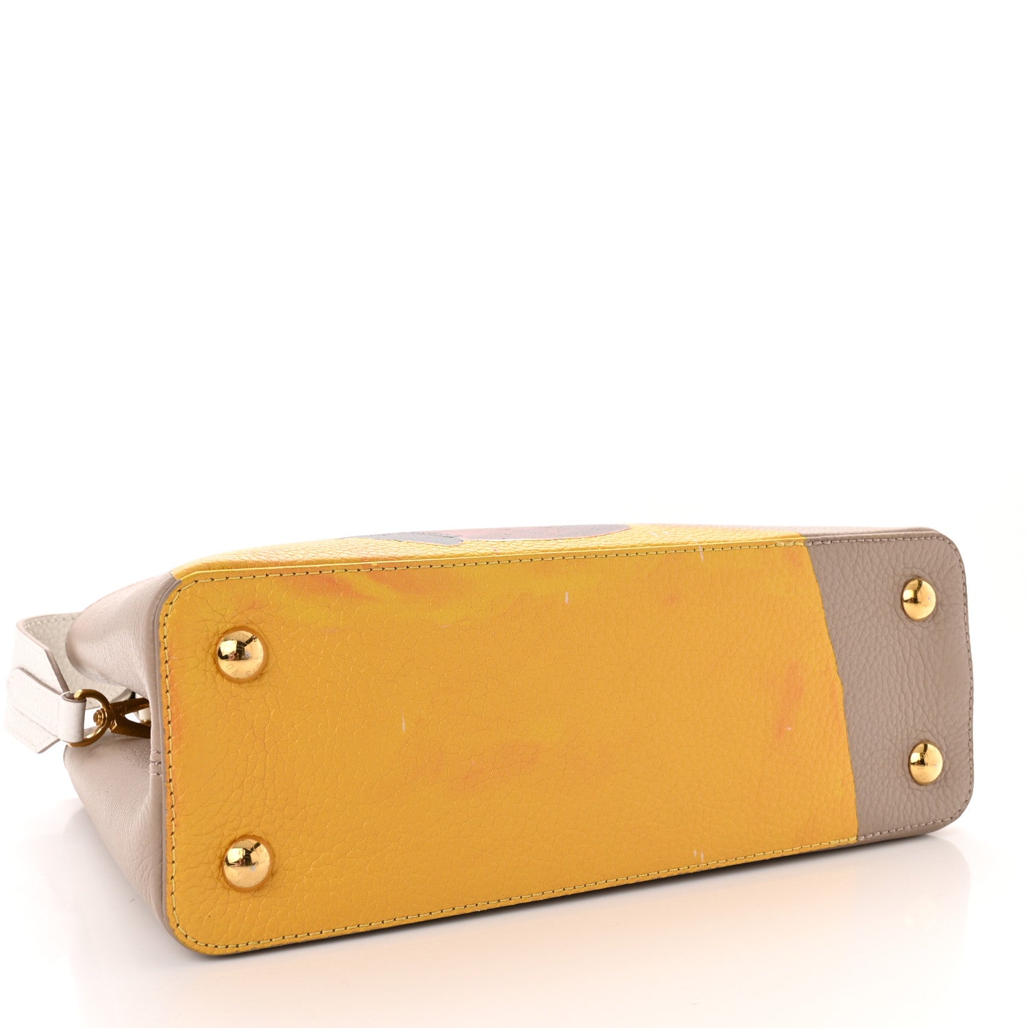 Louis Vuitton Taurillon Artycapucines Henry Taylor MM Snow 4 of 12