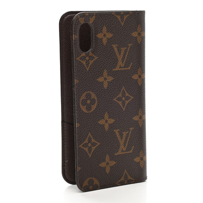 Louis Vuitton Monogram iPhone XS Max Folio Case 3 of 9
