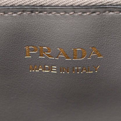 Prada Saffiano Cuir Calfskin Medium Monochrome Top Handle Tote Ardesia 6 of 11