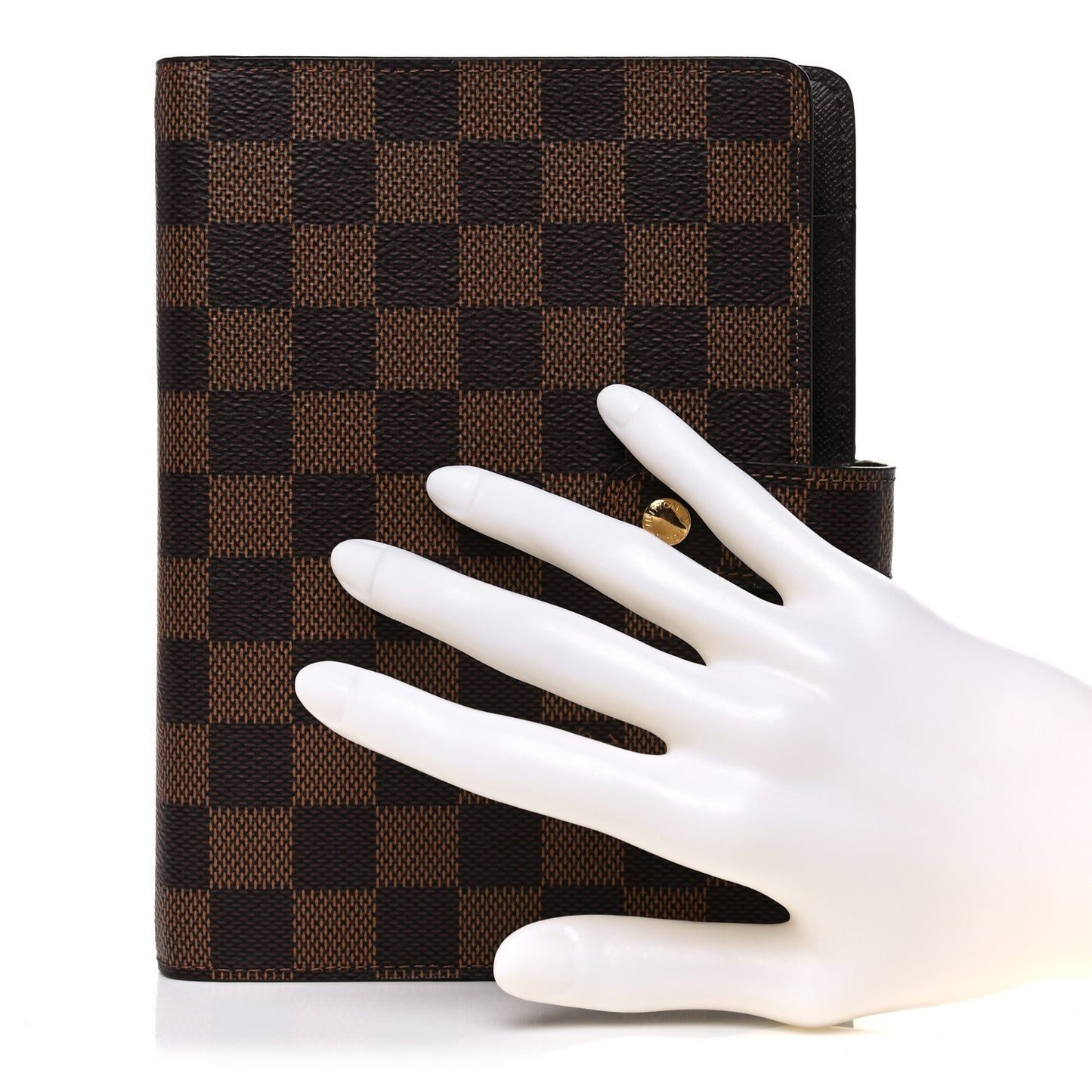 Damier Ebene Medium Ring Agenda Cover